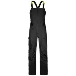 Ortovox 3L Deep Shell Bib Pant Men's in Black Raven